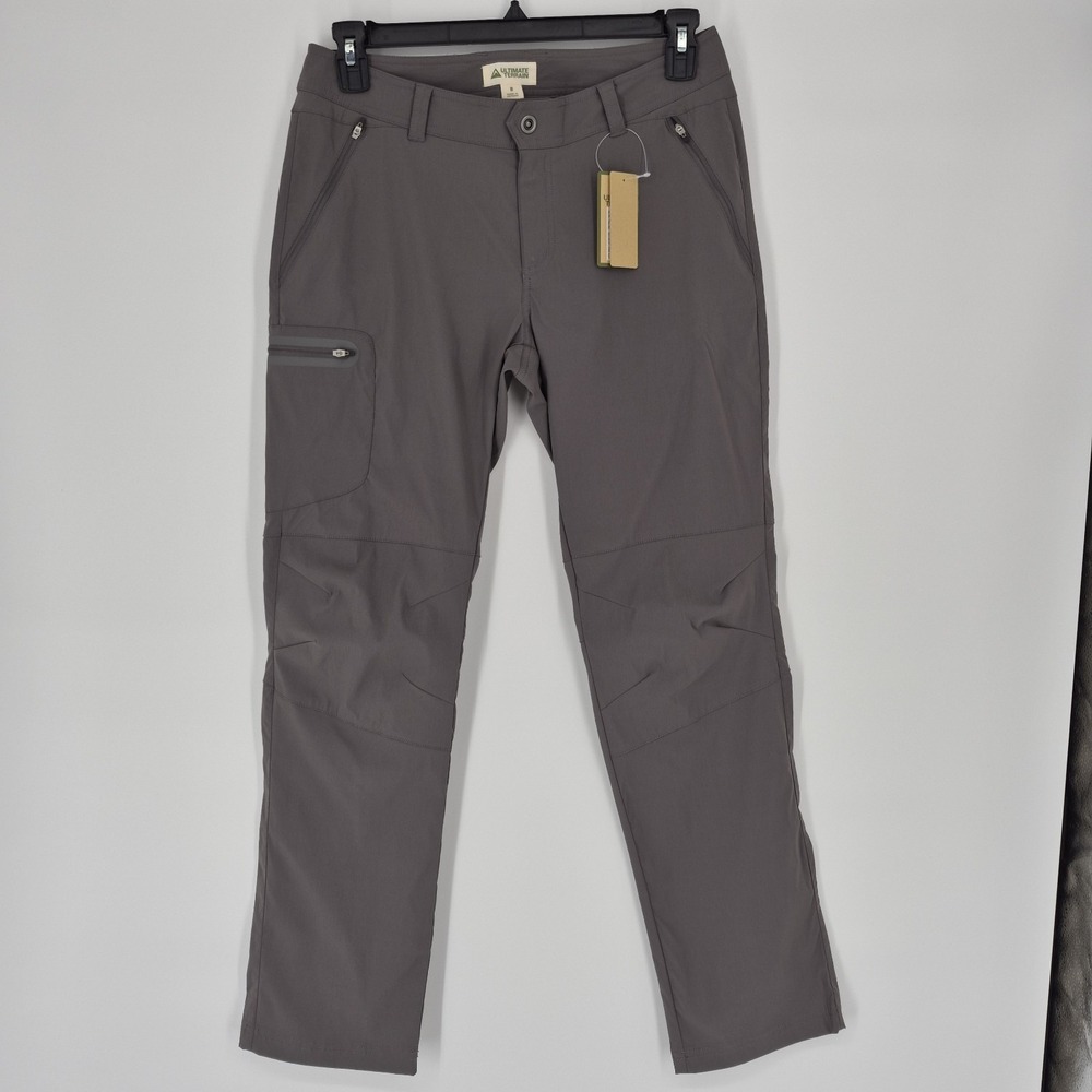 NWT Ultimate Terrain Women's Trailhead Hiking Pants Eiffel Tower Grey Sz 8